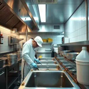 姫路市飲食店のグリストラップ清掃