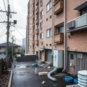 神戸市マンションの排水管つまり解消